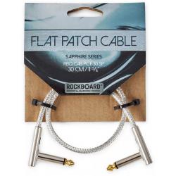 Cables de guitarra Rockboard Sapphire Series Flat Patch 30CM Cable