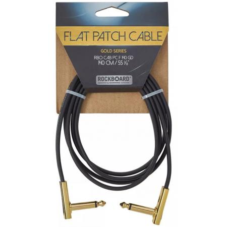 Cables de guitarra Rockboard Gold Series Flat Patch 1,4M Cable
