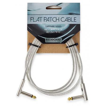 Cables de guitarra Rockboard Sapphire Series Flat Patch 1,2M Cable