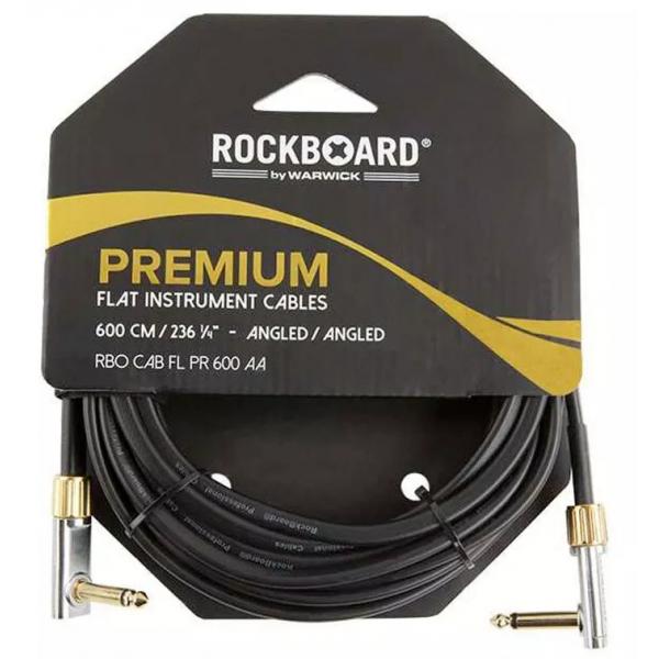 Rockboard Premium Flat Acodado 6M Cable Instrumento