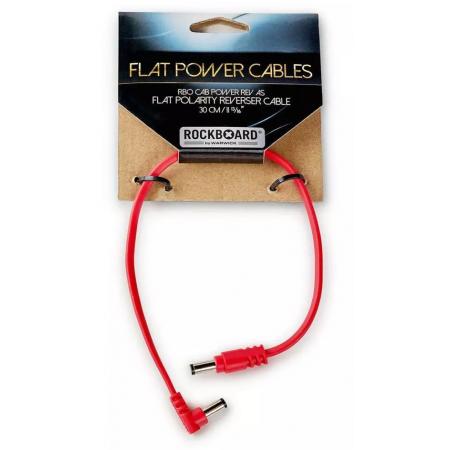 Cables de guitarra Rockboard Flat Polarity Reverser Recto Acodado 30 CM Cable