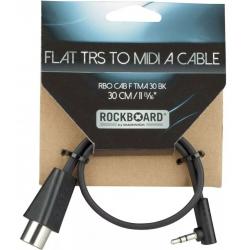 Cables Varios  Rockboard Flat TRS MIDI A 30CM Cable