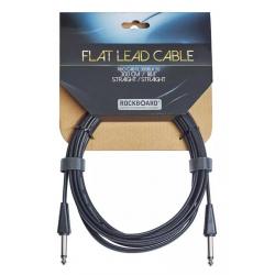Cables de guitarra Rockboard Flat Instrument Recto 3M Cable