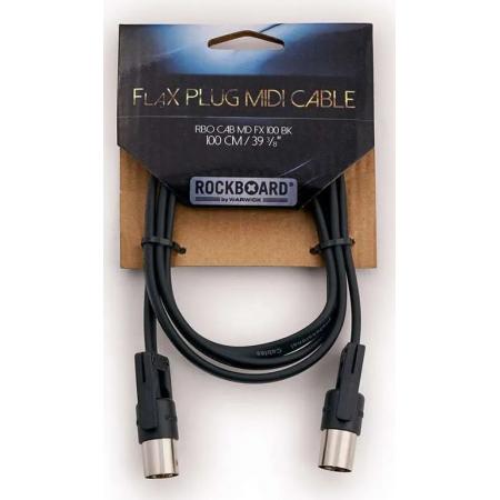 Cables para Micrófonos Rockboard Flax Plug MIDI 1M Cable