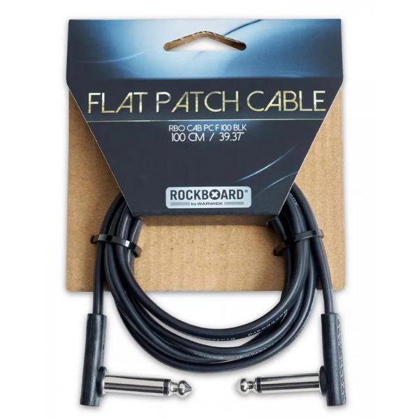 Rockboard Flat Patch 1M Negro Cable