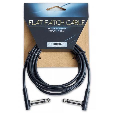 Cables de guitarra Rockboard Flat Patch 1,4M Negro Cable