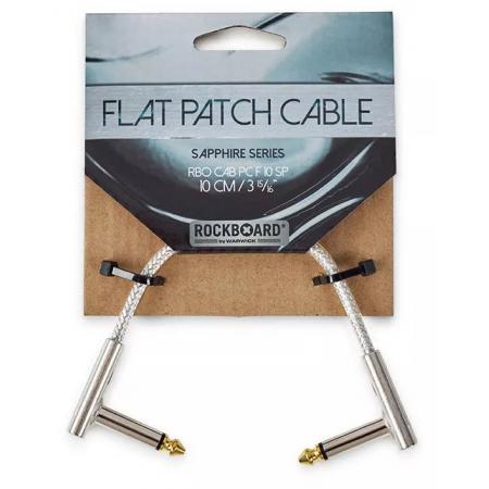Cables de guitarra Rockboard Sapphire Series Flat Patch 10CM Cable