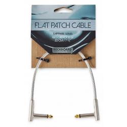 Cables de guitarra Rockboard Sapphire Series Flat Patch 20CM Cable