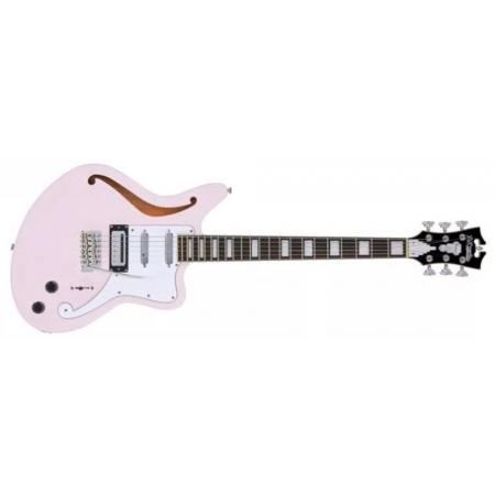 Guitarras Electroacústicas D'Angelico Premier Bedford SH Shell Pink Guitarra Eléctrica