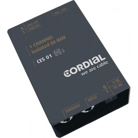 Procesador de señal Cordial CES01 Caja DI Pasiva 1 Canal