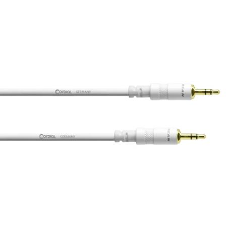 Cables Varios  Cordial CFS06WW Blanco Stereo Mini Jack 60CM Cable