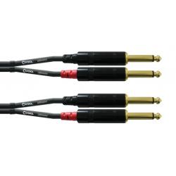 Cables Varios  Cordial CFU6PP Jack Doble Mono 6M Cable