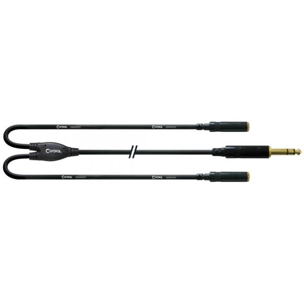 Cordial CFY03VYY Y Jack Stereo/2 Stereo Hembra 30CM Cable