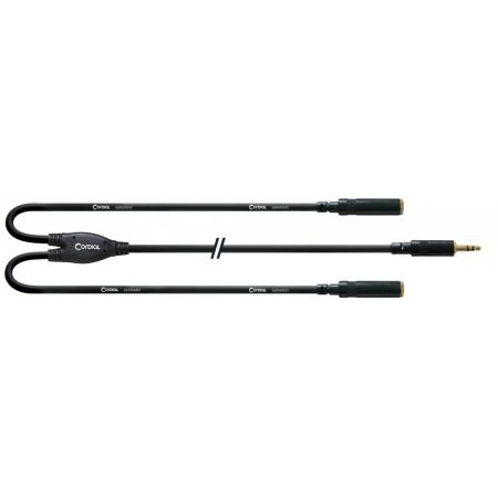 Cables Varios  Cordial CFY03WYY Y Minijack Stereo/2 Jack Hembra 30 CM Cable