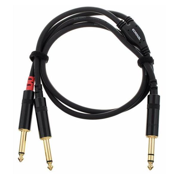Cable Audio Stereo 20 cm con dos conectores Macho en ambos extremos