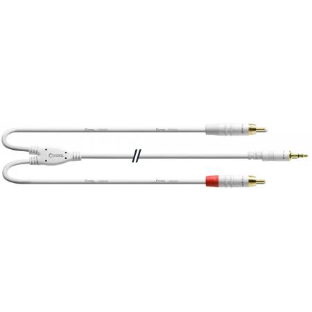 Cables Varios  Cordial CFY15WCC Blanco Y Mini Jack/Estereo RCA 1,5M Cable