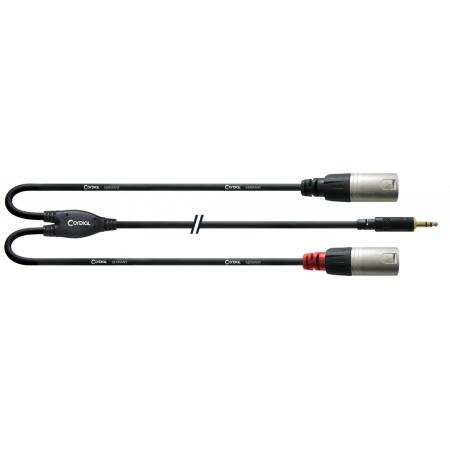 Cables Varios  Cordial CFY18WMM Y Minijack Estereo/2 XLR 1,8M Cable