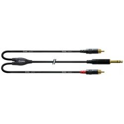Cables Varios  Cordial CFY3VCC Y Minijack Estéreo/2 RCA 3M Cable