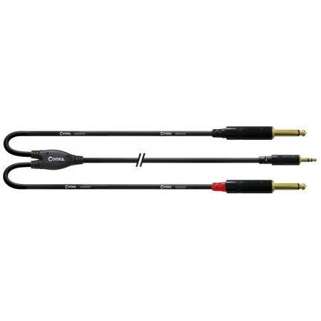 Cables Varios  Cordial CFY3WPP Y Minijack Estéreo/2 Jack Mono 3M Cable