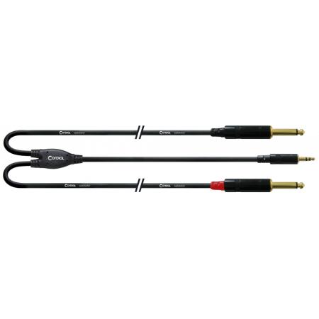 Cables Varios  Cordial CFY3WPP Long Y Minijack Estéreo/2 Jack Mono 3M Cable