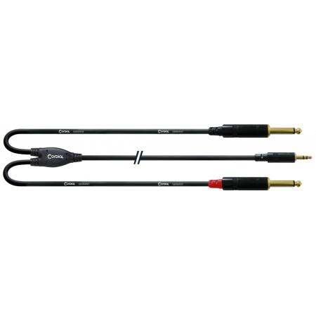 Cables Varios  Cordial CFY6WPP Y Minijack Estéreo/2 Jack Mono 6M Cable