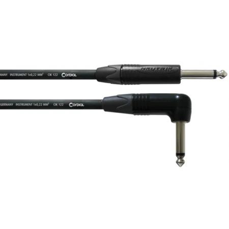 Cables de guitarra Cordial CPI3PR Acodado 3M Cable Guitarra