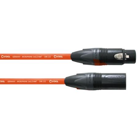 Cables para Altavoces Cordial CPM10FMOR Naranja XLR 10M Cable Altavoz