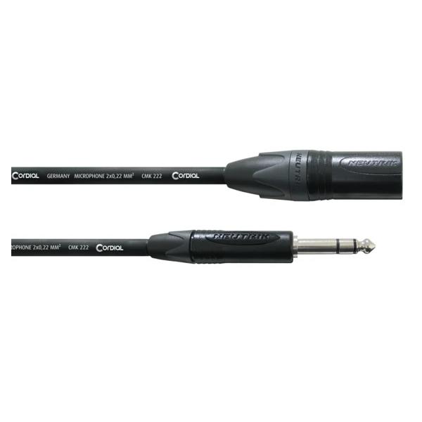 Cordial CPM5MV Estéreo XLR Macho/Jack 5M Cable Micrófono