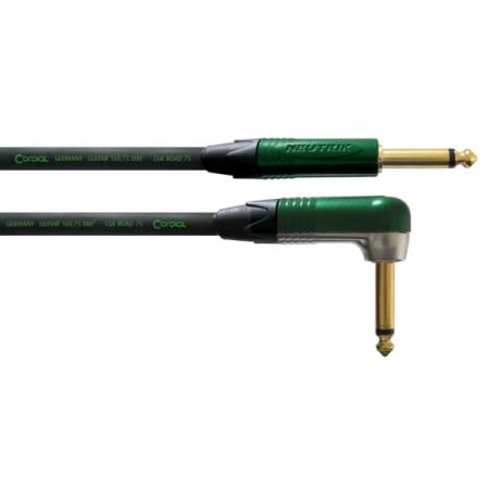 Cables para Instrumentos Cordial CRI3PR Jack Acodado 3M Verde Cable