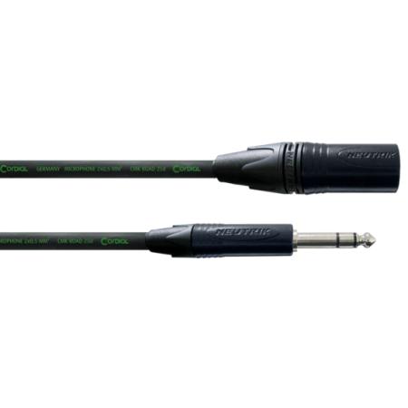 Cables para Micrófonos Cordial CRM5MV Jack XLR/Estéreo Macho 5M Cable