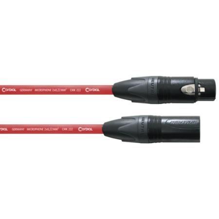 Cables para Micrófonos Cordial CPM5FMRD Rojo XLR 5M Cable Micrófono
