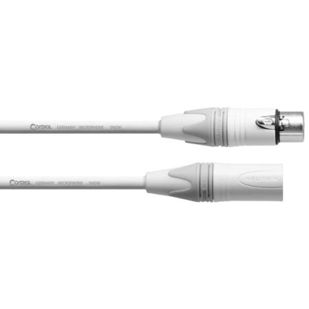 Cables para Micrófonos Cordial CXM10FMSNOW XLR 10M Cable