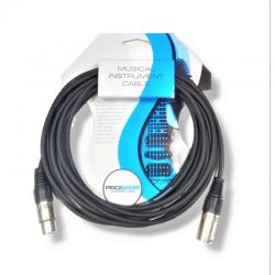 Cables para Micrófonos Probag LE403 Cable XLR para Micrófono 6 Metros