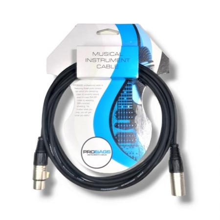 Cables para Micrófonos Probag LE403 Cable XLR para Micrófono 3 Metros