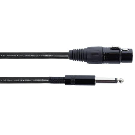 Cables para Micrófonos Cordial EM5FP Jack XLR/Mono Hembra 5M Cable Micrófono