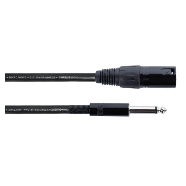 Cordial EM5MP Jack XLR Mono Macho 5M Cable