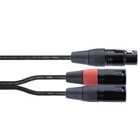 Cables Varios  Cordial EY03FMM Y XLR Hembra/2 Jumper XLR 30CM Cable
