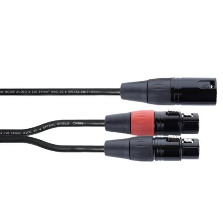 Cables Varios  Cordial EY03MFF Y XLR Macho/2 XLR Hembra 30CM Cable