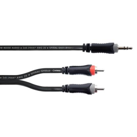 Cables Varios  Cordial EY15WCC Y Mini Jack Estéreo/2 RCA 1,5M Cable