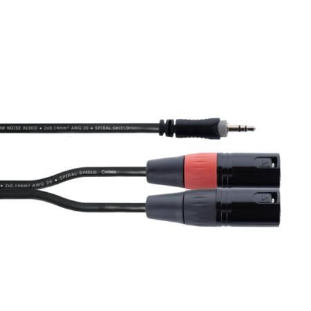 Cables Varios  Cordial EY15WMM Y Mini Jack Estéreo/2 XLR Macho 1,5M Cable