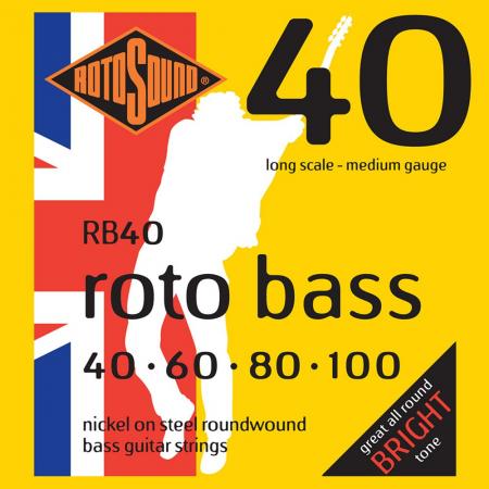 Cuerdas Bajo Rotosound RB40 Cuerda Bajo 40-110