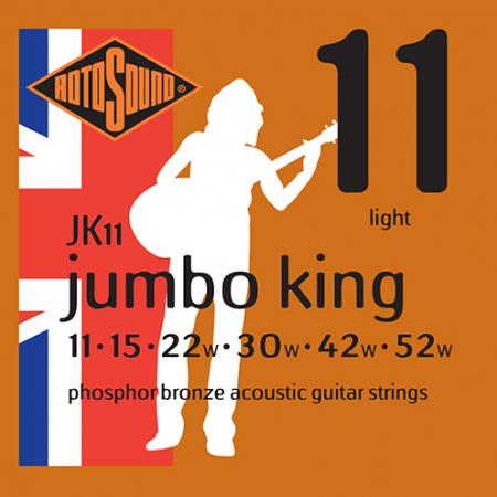 Cuerdas Guitarra Acústica Rotosound JK11 11-52 Cuerdas Guitarra Acústica