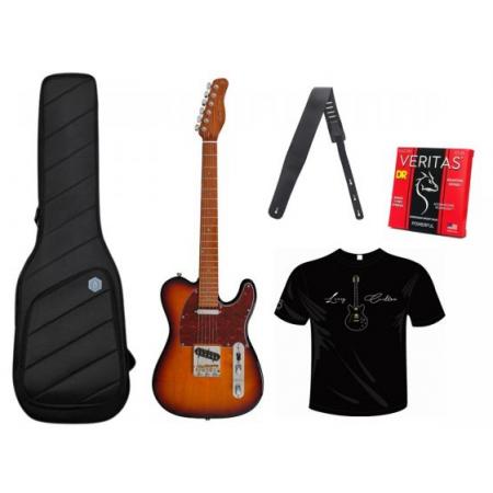 Pack guitarra eléctrica Sire Guitars Larry Carlton T7 Tobacco Sunburst Pack Guitarra Eléctrica