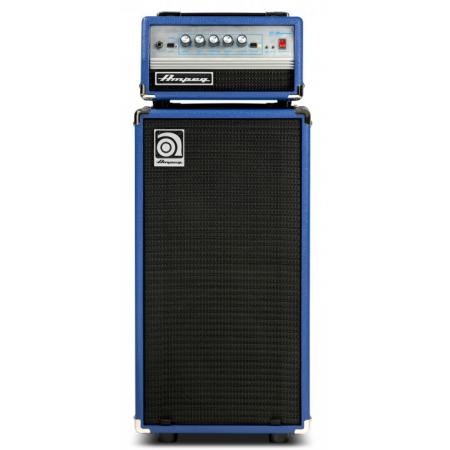 Amplificador para bajo Ampeg MICROVR Set Cabezal y Pantalla Limited Edition color Azul