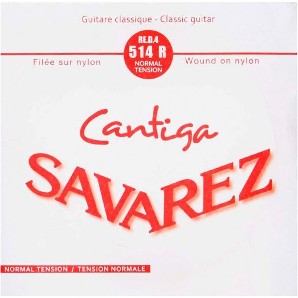 Savarez 514R Cantiga Roja 4º Cuerda Guitarra Clásica