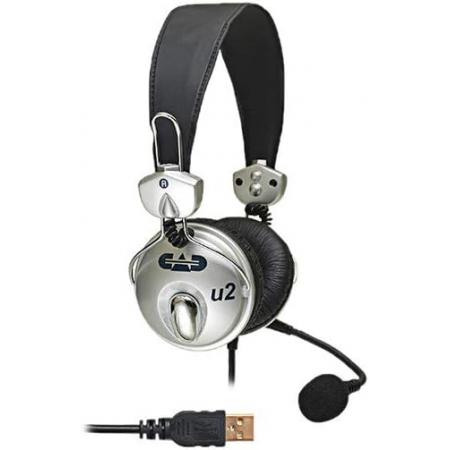 Auriculares de estudio Cad Audio U2 Auriculares Estéreo USB con Micrófono