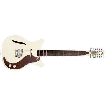 Guitarras Eléctricas Danelectro Vintage 12STR Vintage White Guitarra Eléctrica