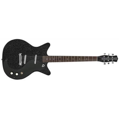 Guitarras Eléctricas Danelectro Blackout 59 Black Metalflake Guitarra Eléctrica