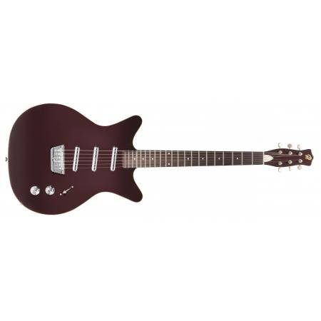Guitarras Eléctricas Danelectro 59 Triple Divine Dark Burgundy Guitarra Eléctrica