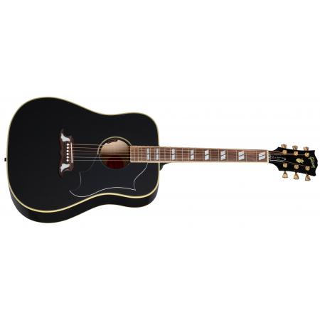 Guitarras Custom Shop  Gibson Elvis Dobe Ebony Guitarra Electroacústica